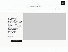 Tablet Screenshot of closetlook.com